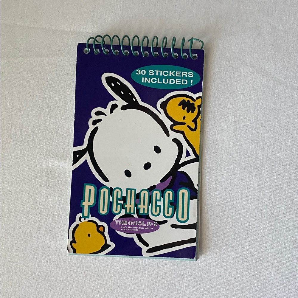 Sanrio Pochacco Notebook with Stickers